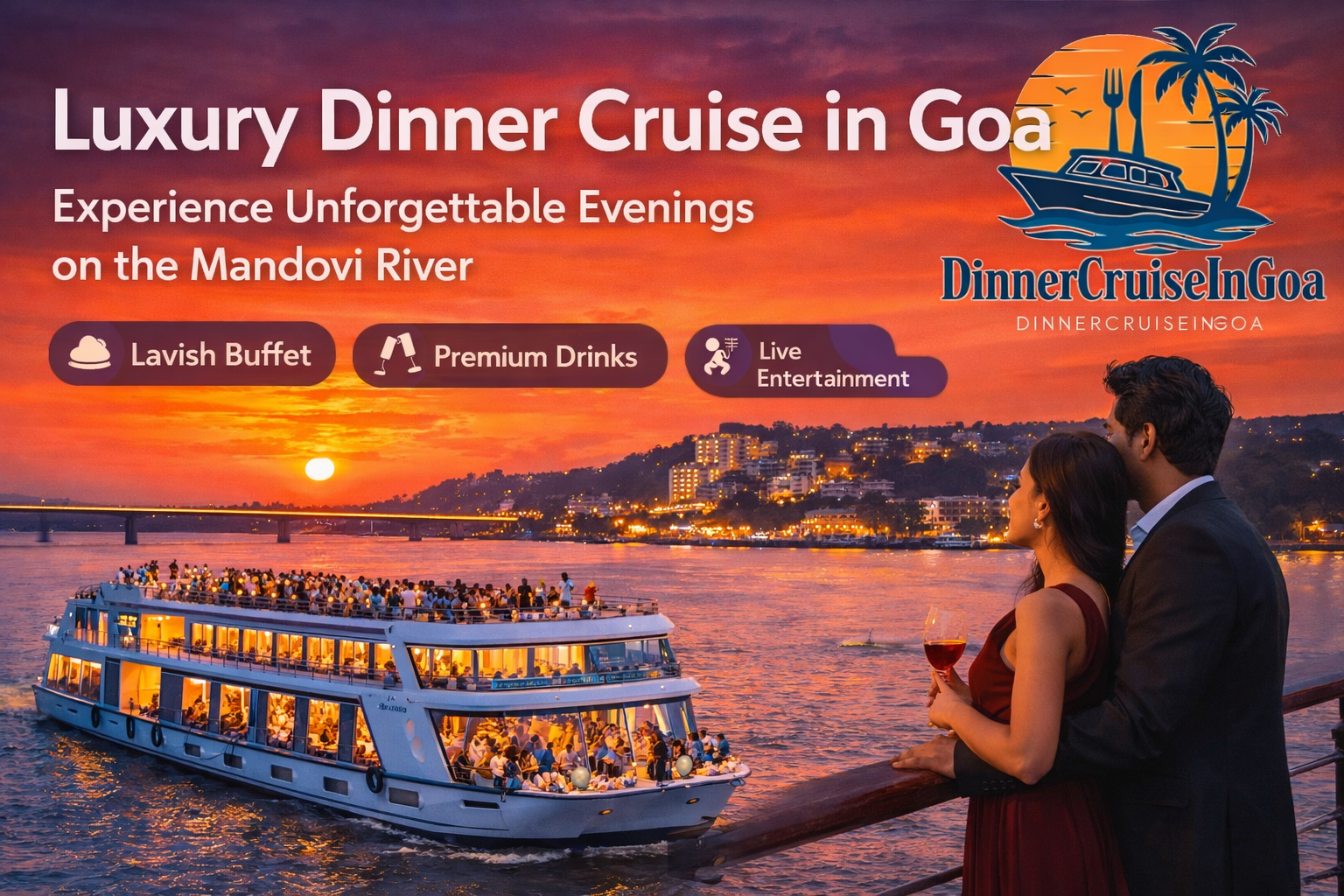 Luxury Dinner Cruise in Goa: Sail into an Unforgettable Night of Elegance and Celebration